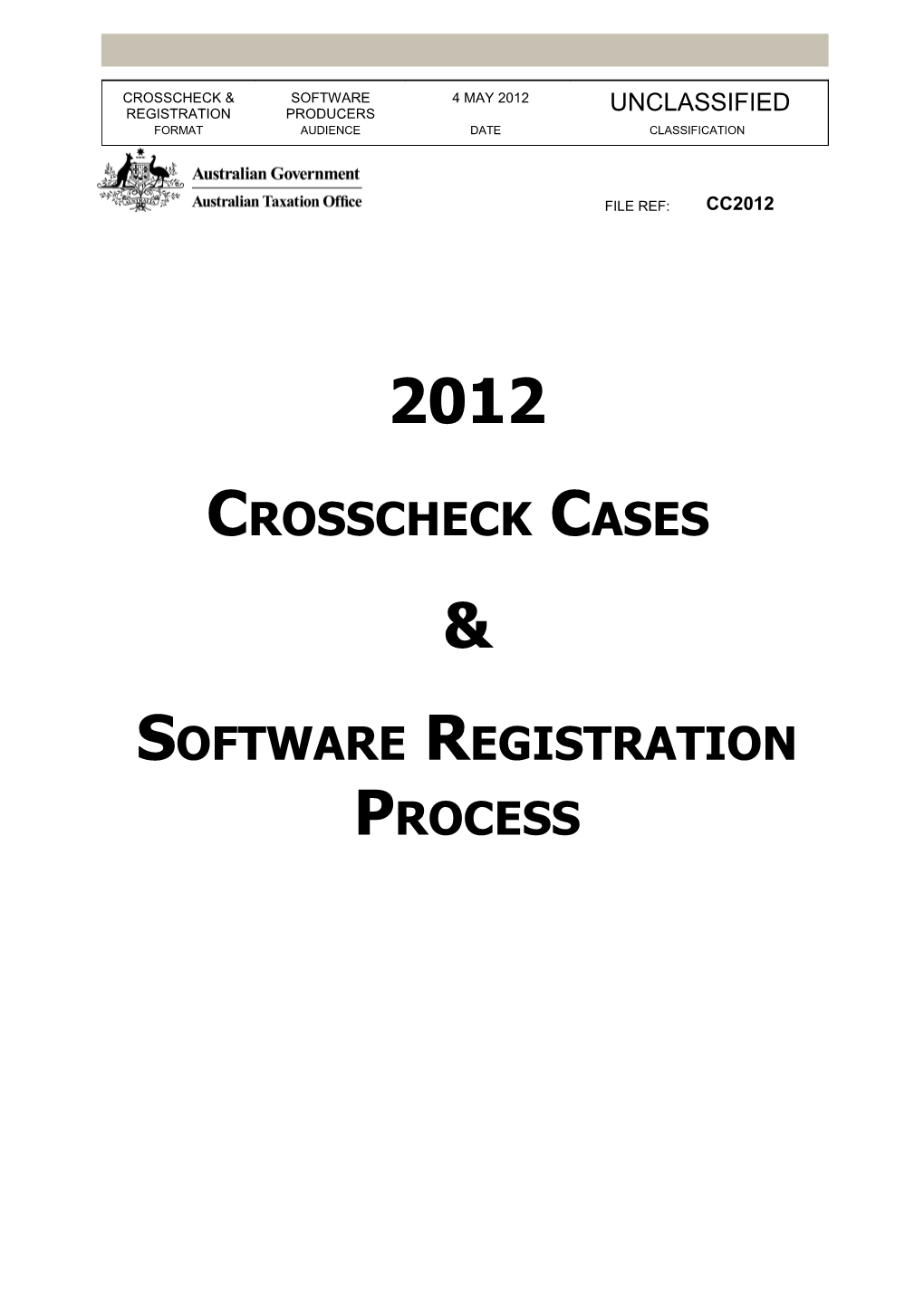 Crosscheck Cases