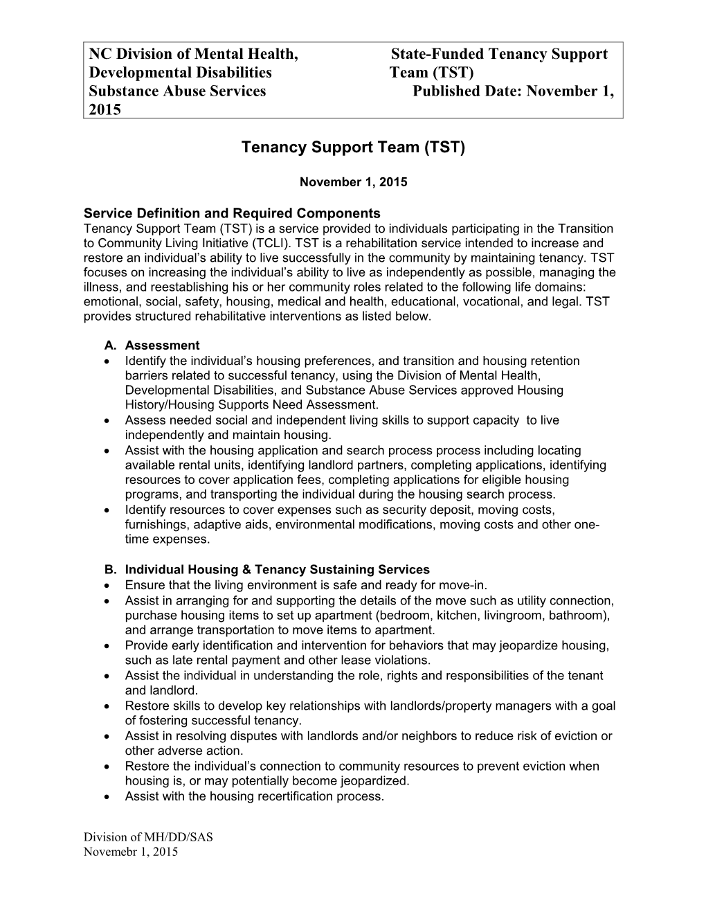 Division of Medical Assistance Clinical Coverage Policy No