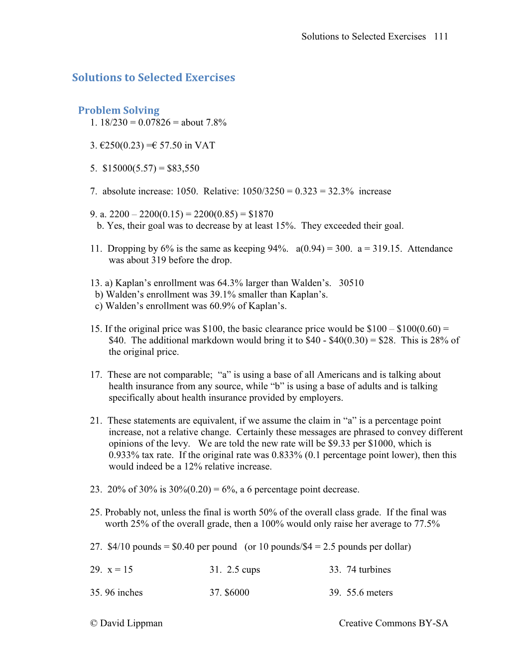 Solutions to Selected Exercises s1