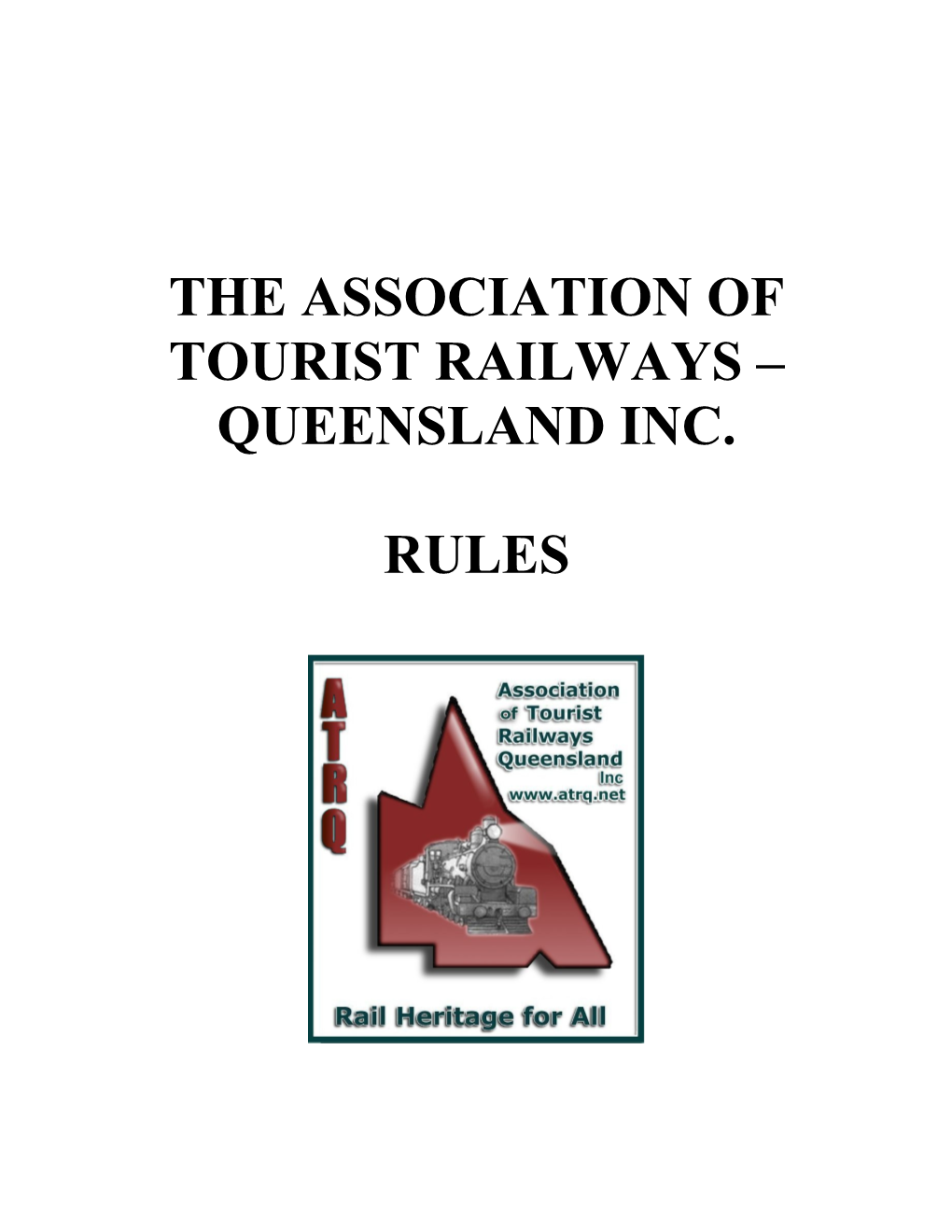 The Association of Tourist Railways - Queensland