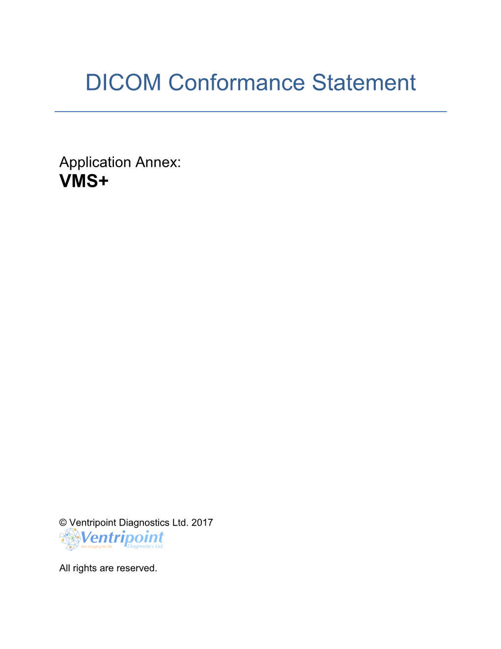 DICOM Conformance Statement