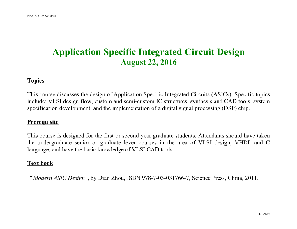 Physical Design of High-Performance VLSI Circuits
