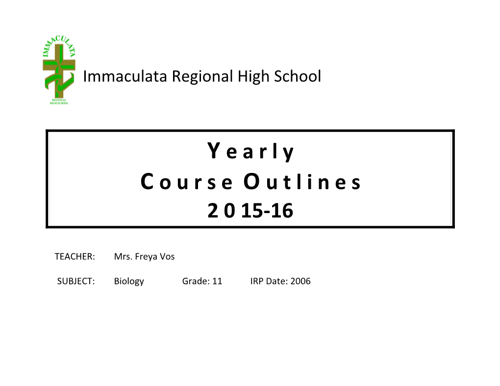 Immaculata Regional High School