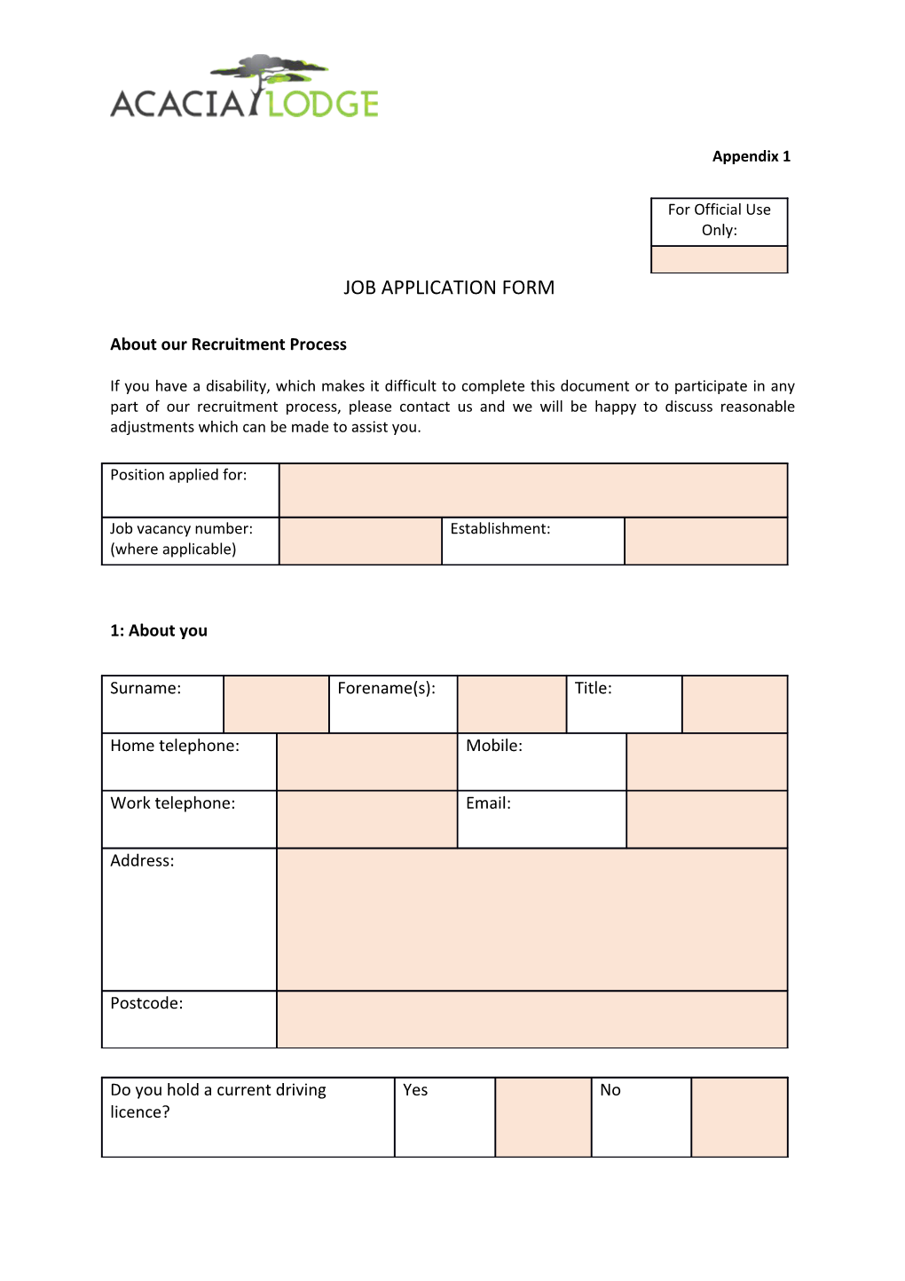 About Our Recruitment Process