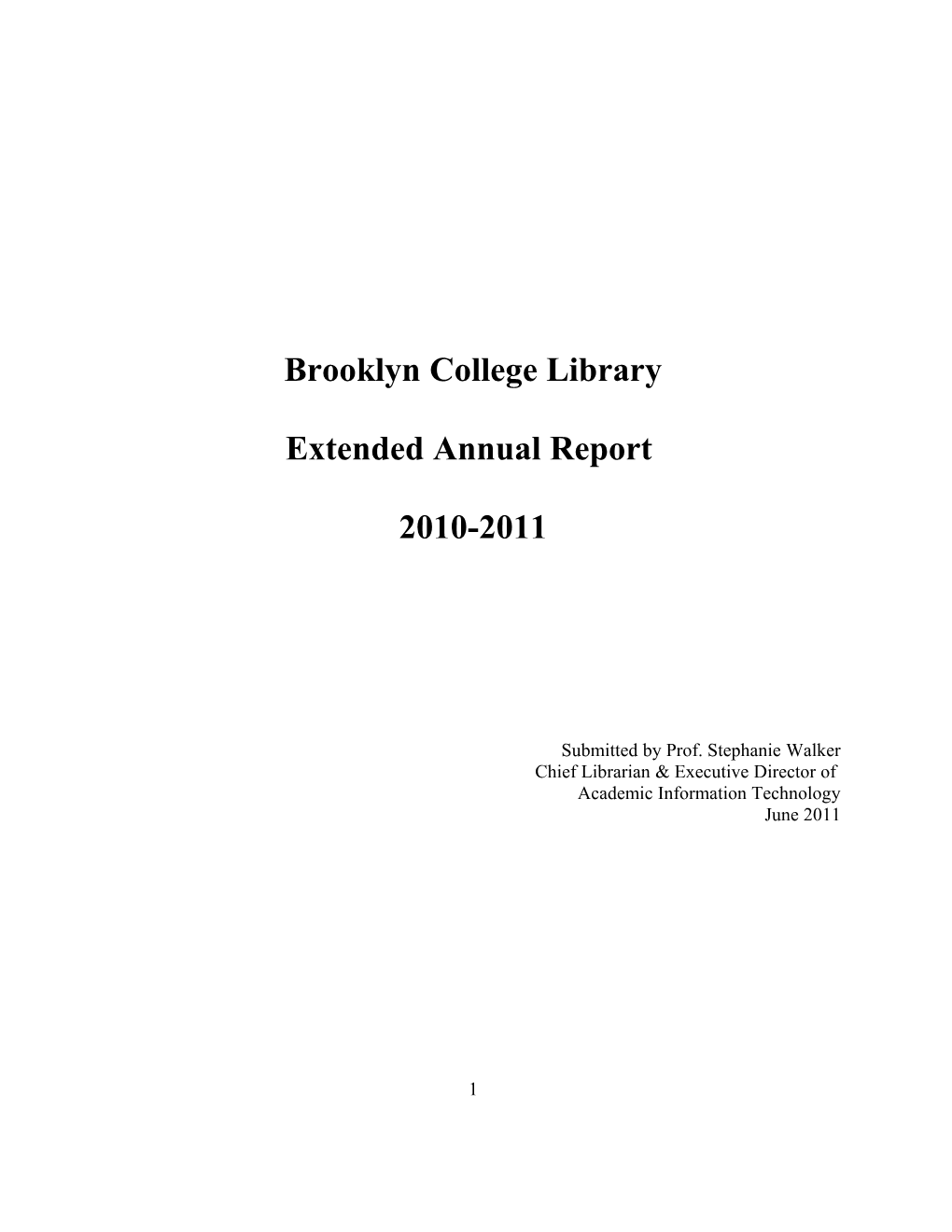 2008-2009 Annual Report Information Services