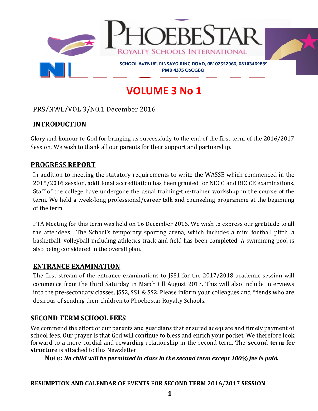 PRS/NWL/VOL 3/N0.1December 2016