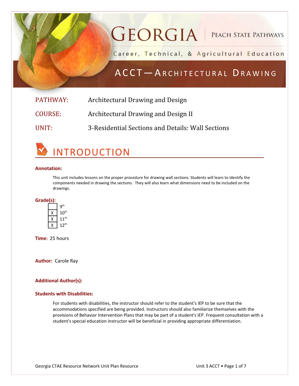 PATHWAY: Architectural Drawing and Design