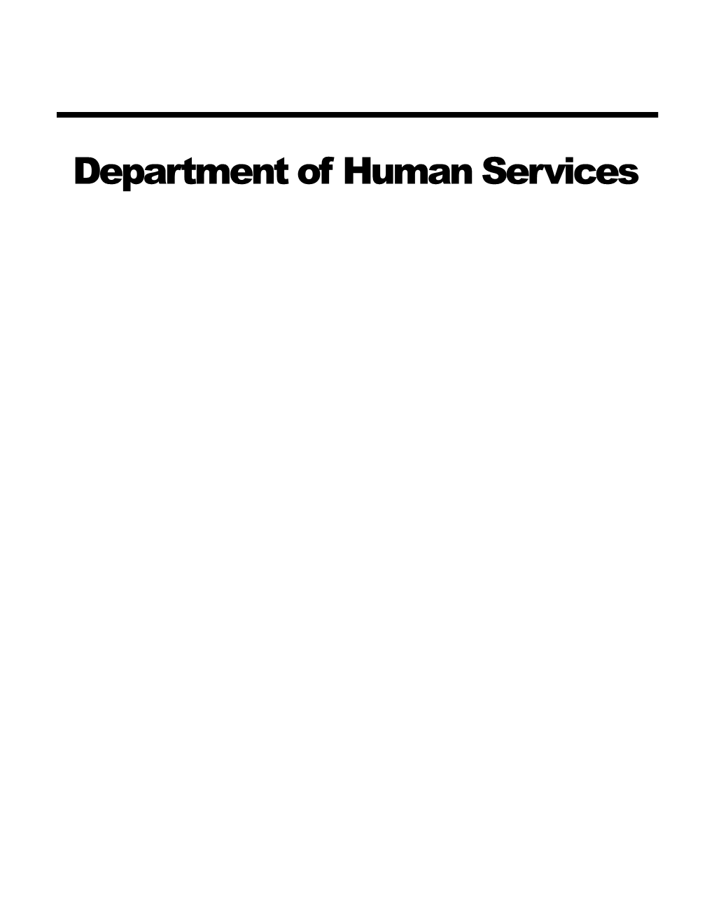 Department of Human Services s1