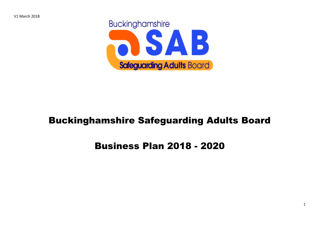Buckinghamshire Safeguarding Adults Board