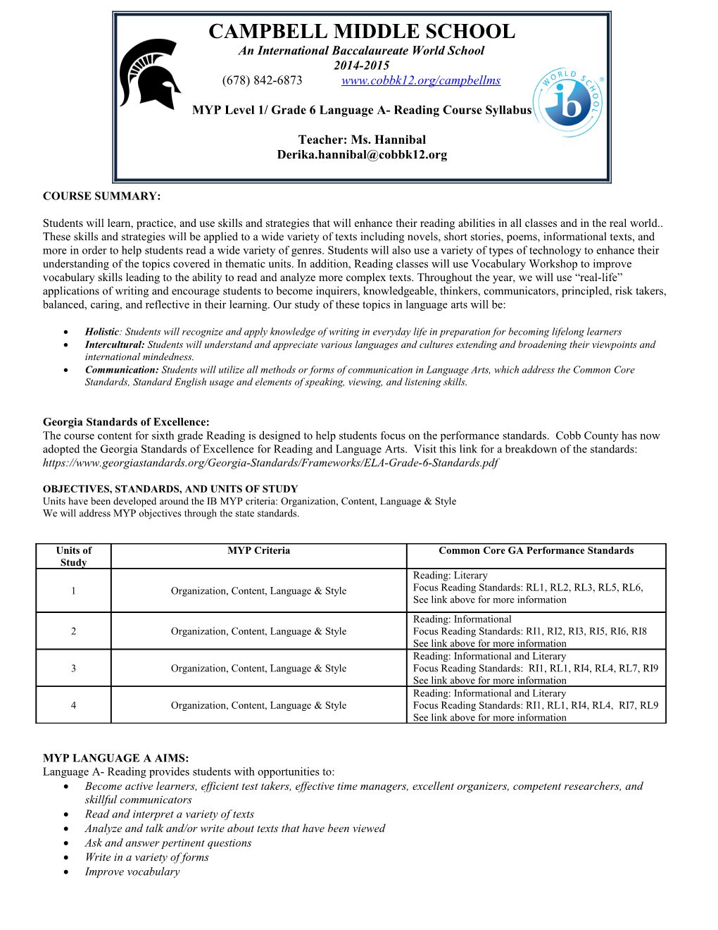 Course Summary