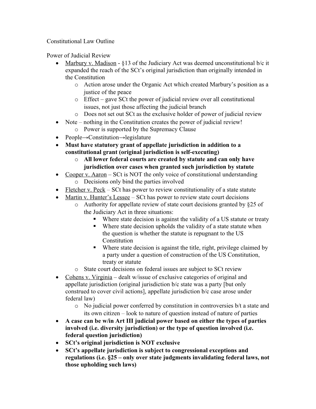 Constitutional Law Outline s1