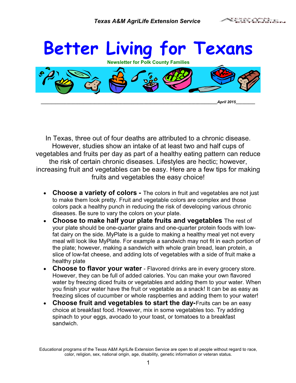 Better Living for Texans