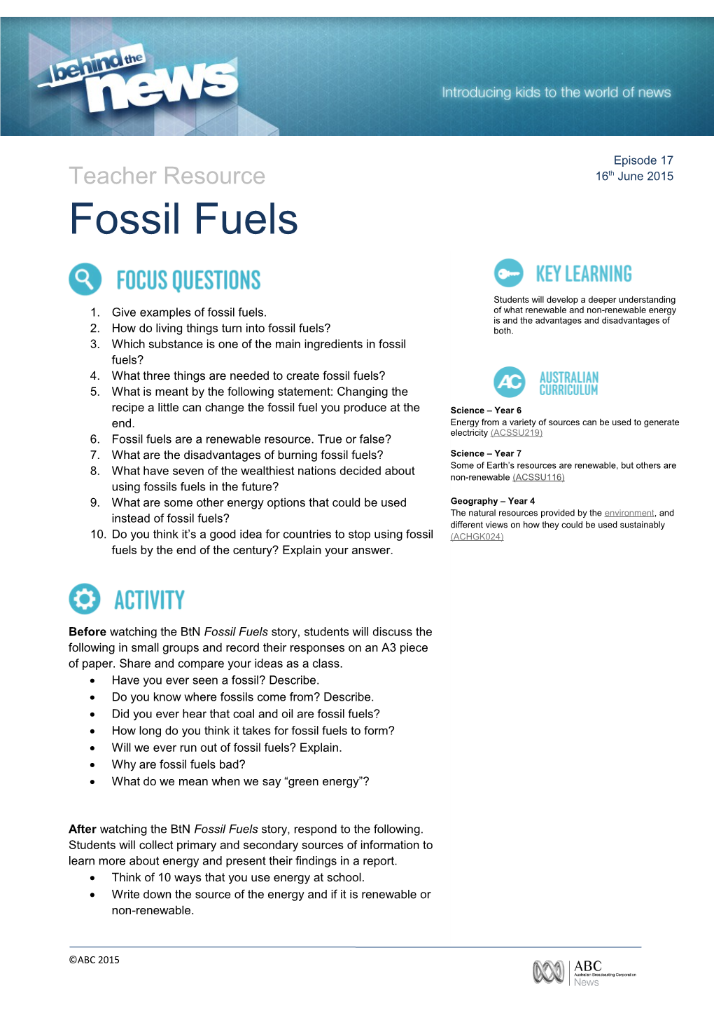 2. How Do Living Things Turn Into Fossil Fuels?