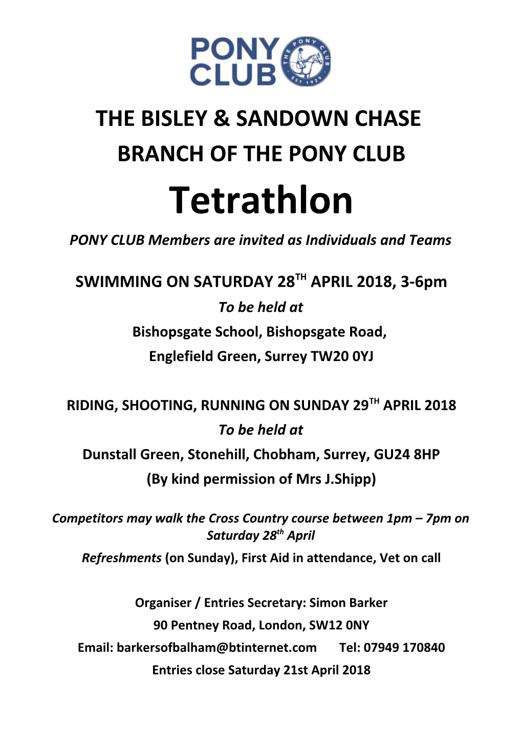 The Bisley & Sandown Chase