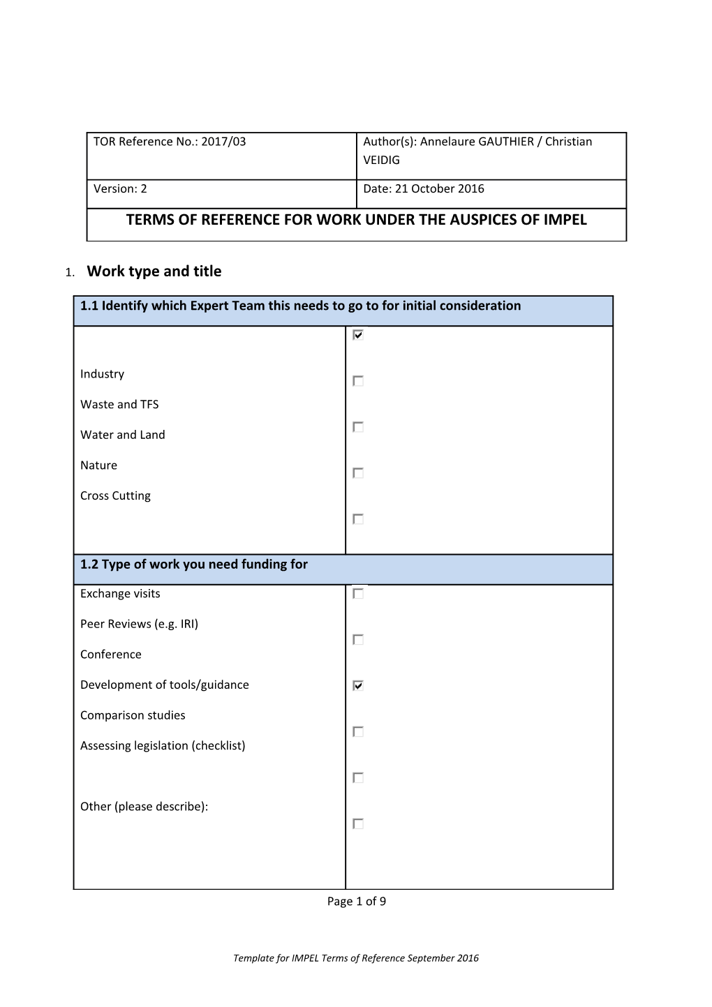 2. Outline Business Case (Why This Piece of Work?)