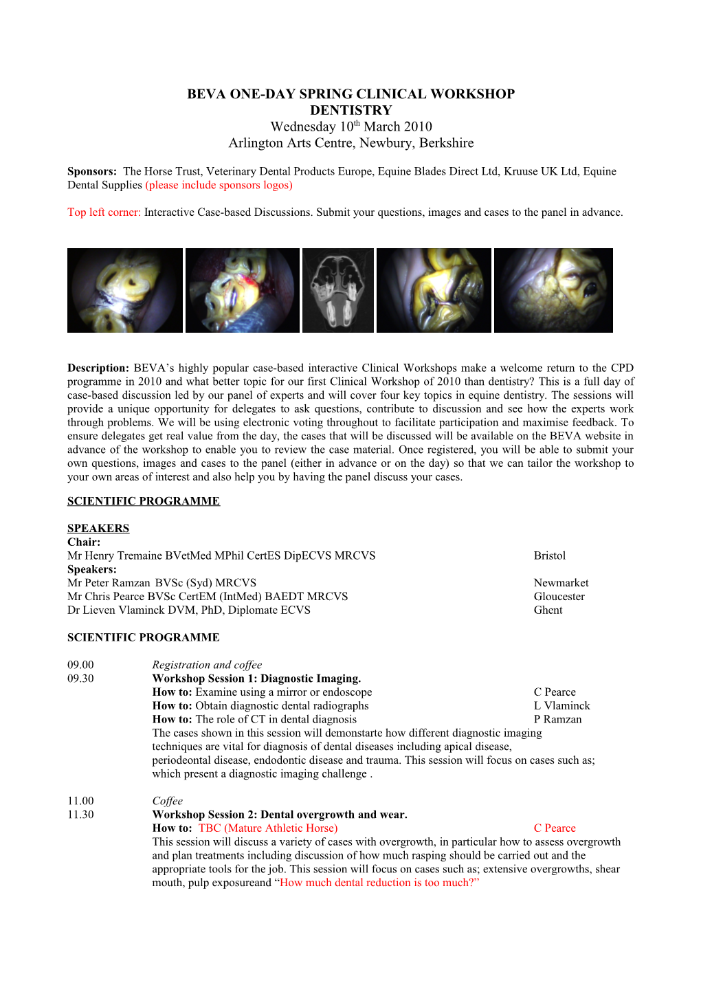 Orthopaedics Clinical Workshop Unravelling the Mysteries of the Hock and Surrounding Structures