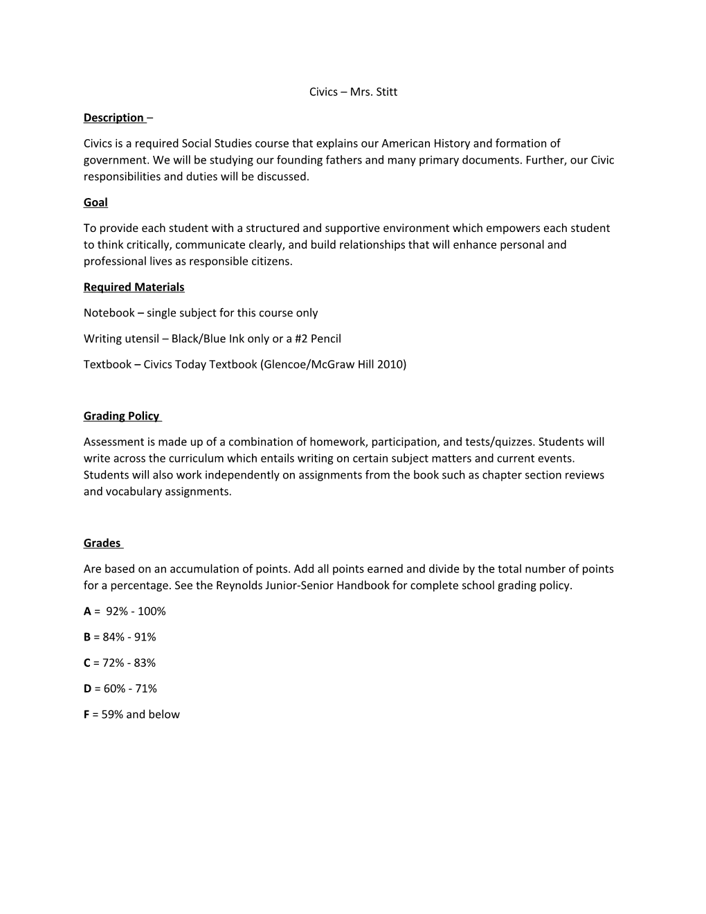 Notebook Single Subject for This Course Only