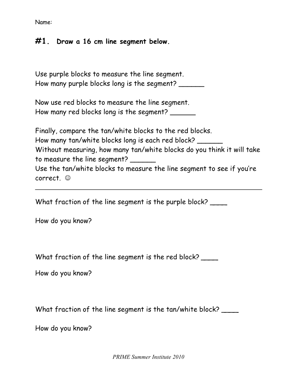 (Session 1 for Unit of Measure Condition