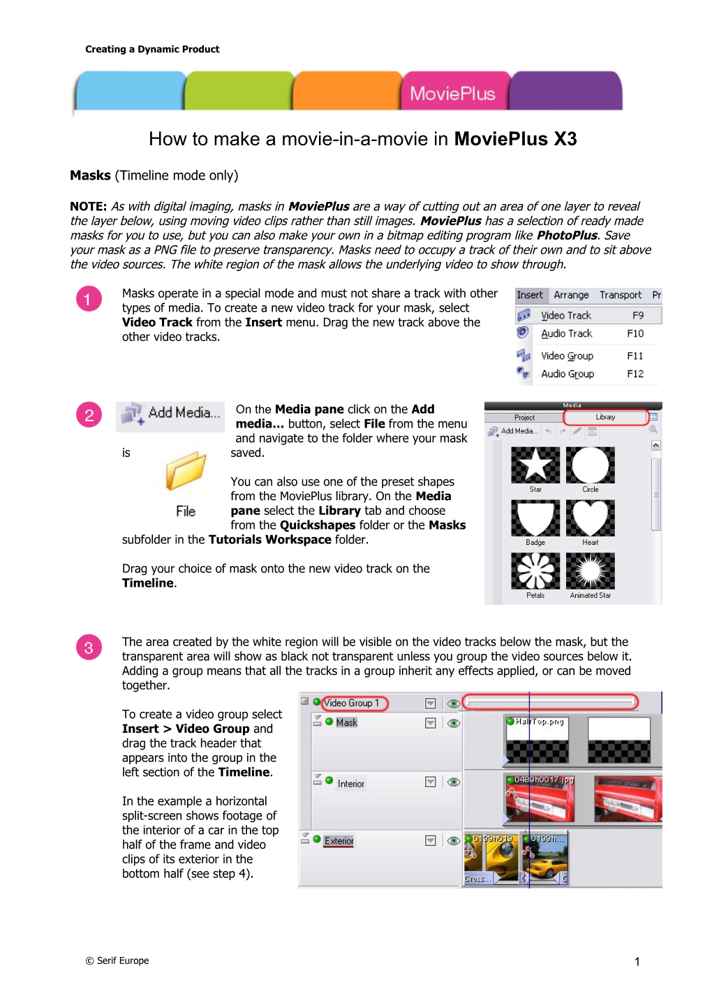 Creating a Dynamic Product s1