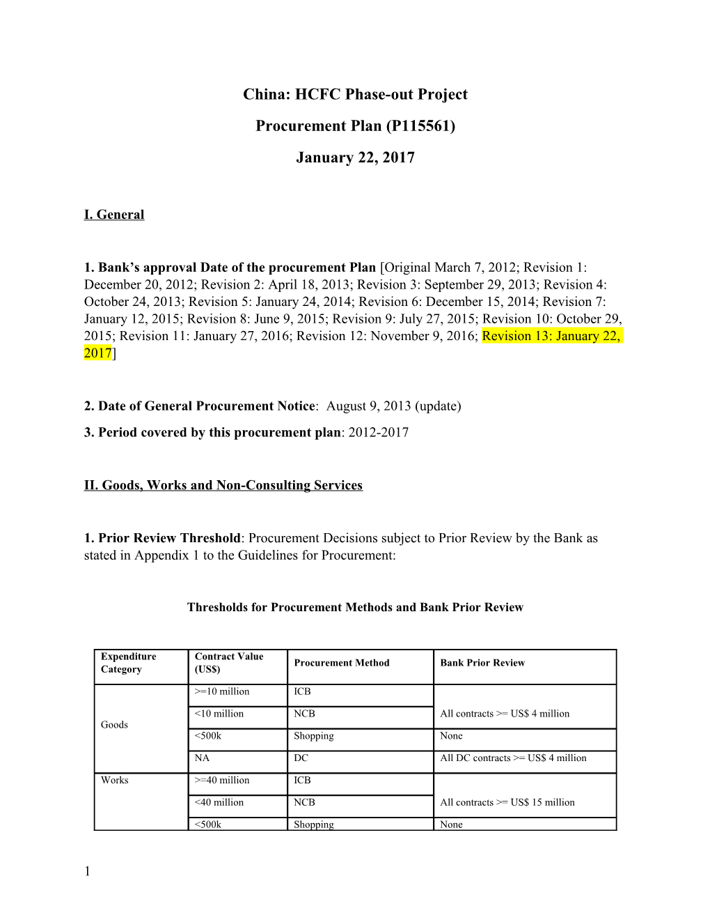 China: HCFC Phase-Out Project