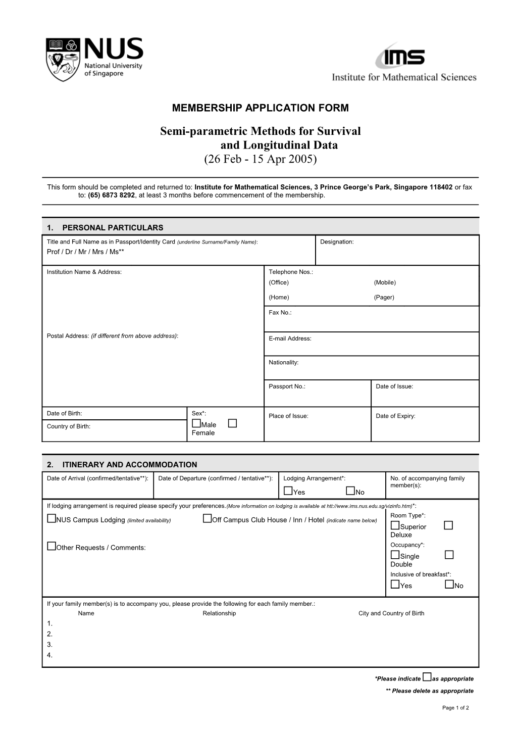 Semi-Parametric Methods for Survivaland Longitudinal Data