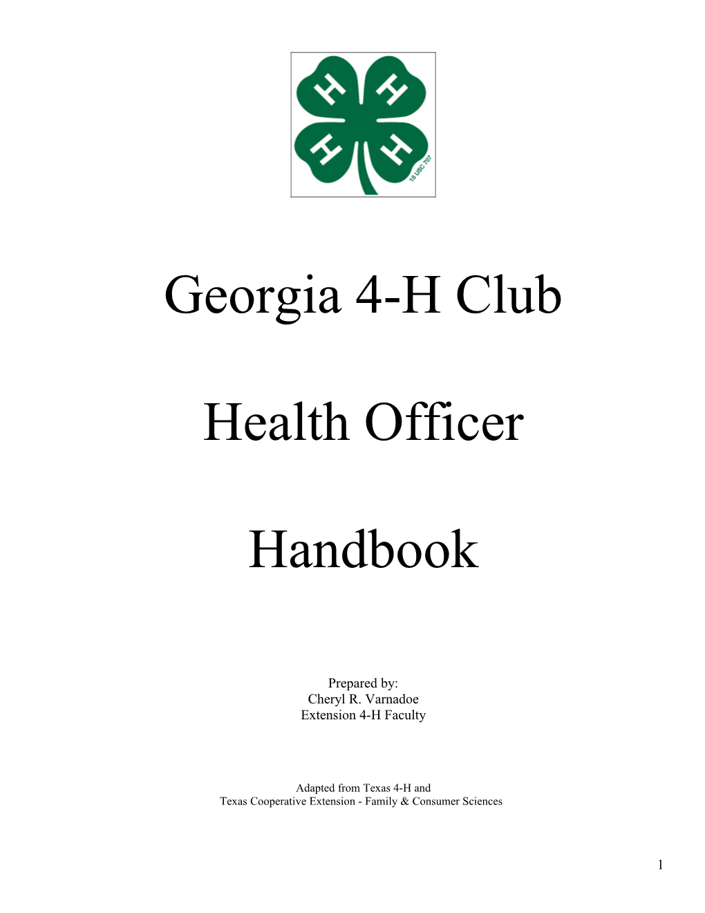 Georgia 4-H Club