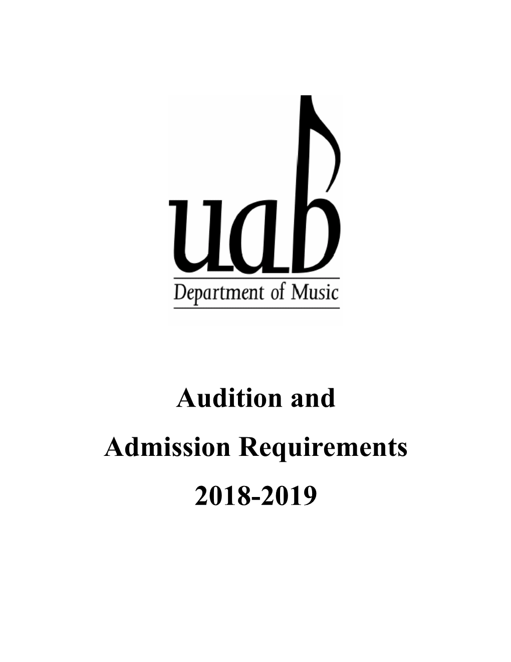 Admission Requirements