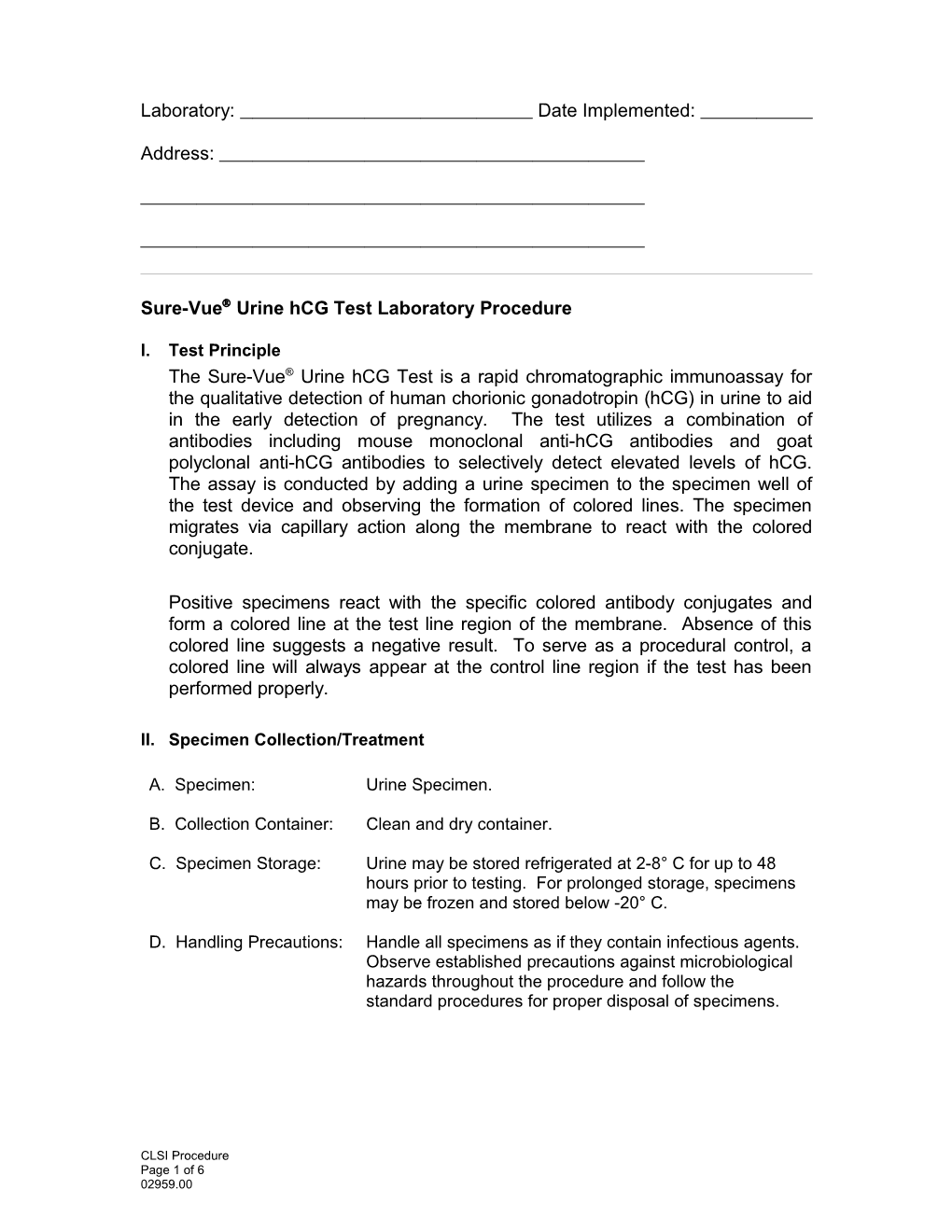 Legionella CLIA Packet Cover s1