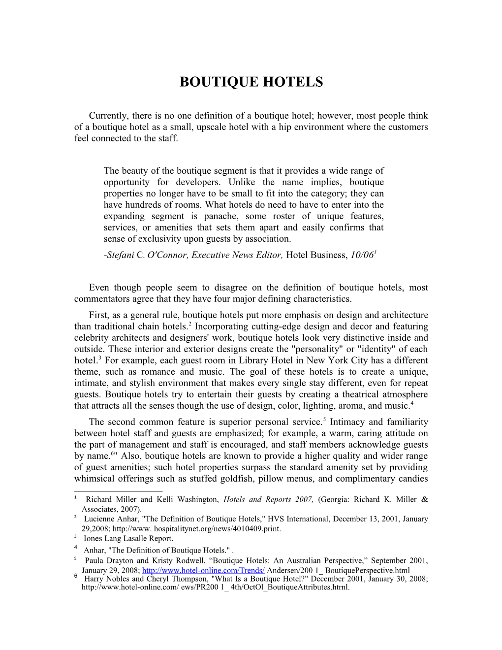 Stefani C. O'connor, Executive News Editor, Hotel Business, 10/06 1