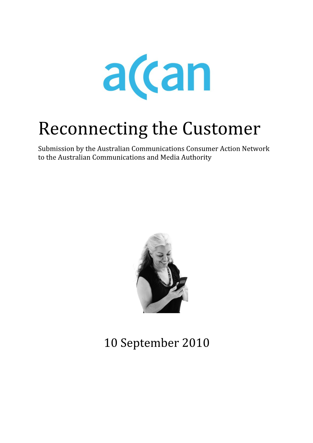 Reconnecting the Customer