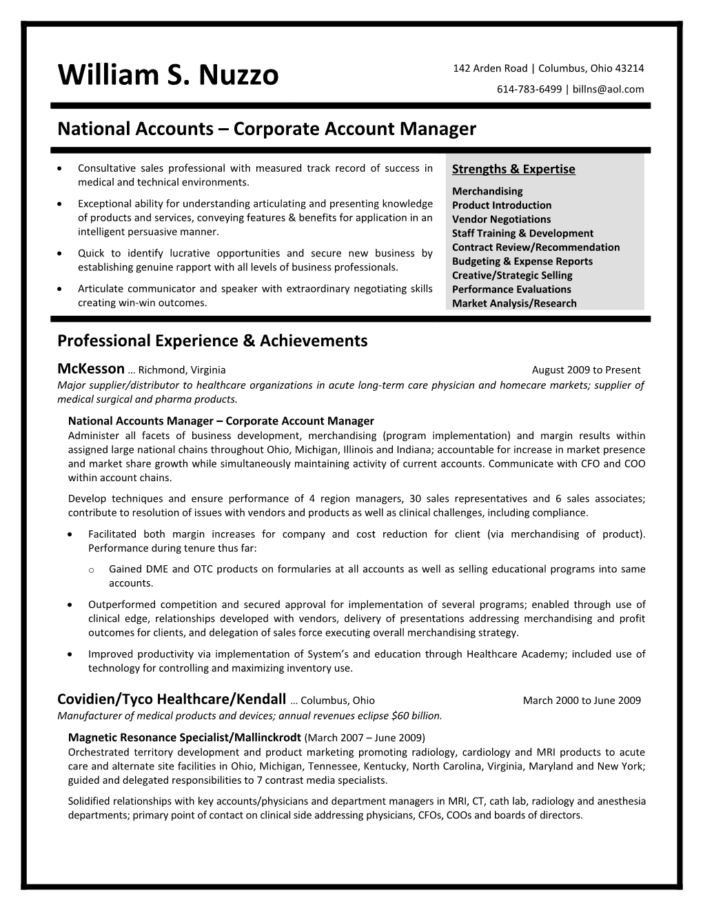 National Accounts Manager Corporate Account Manager