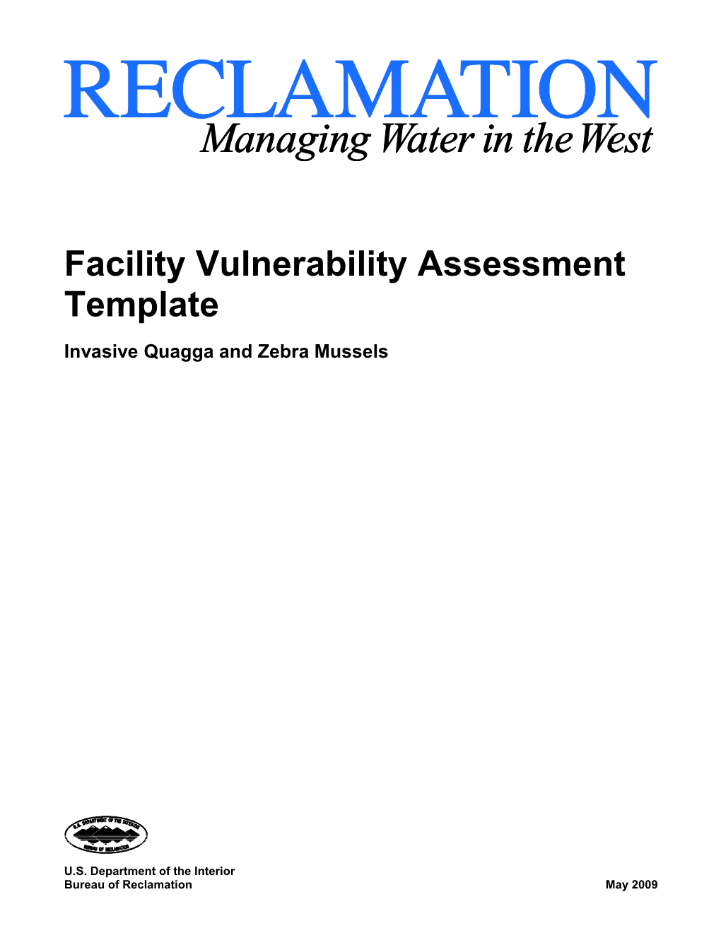 Facility Vulnerability Assessment Template