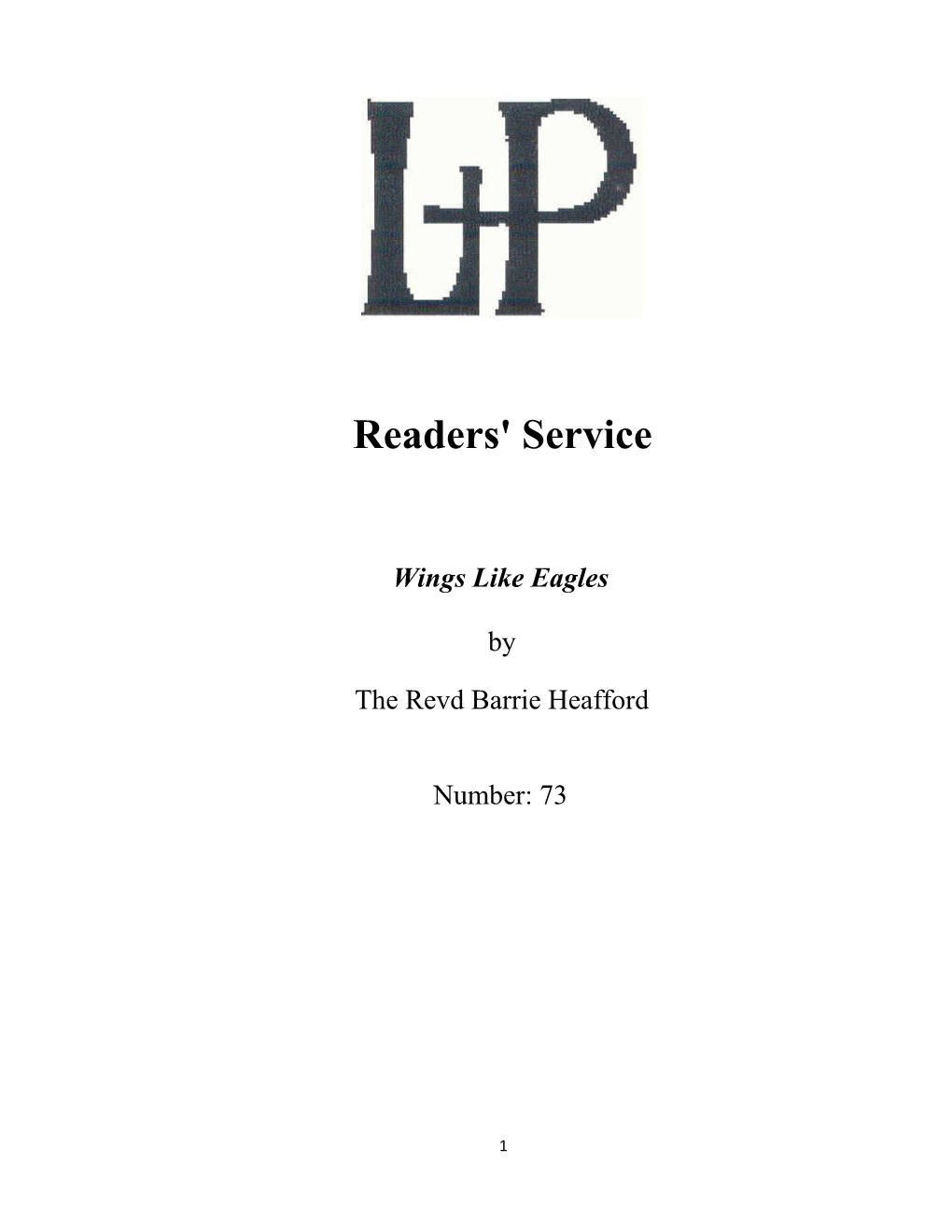 Readers' Service