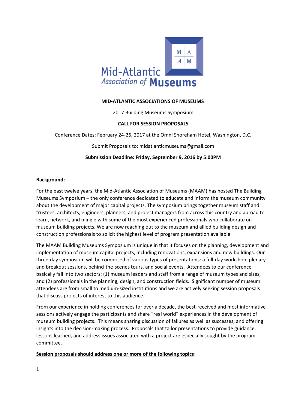 Mid-Atlantic Associations of Museums