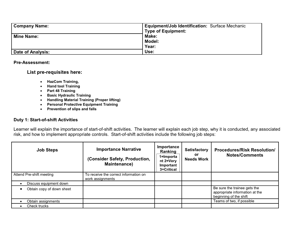 Example Worksheet Page s1