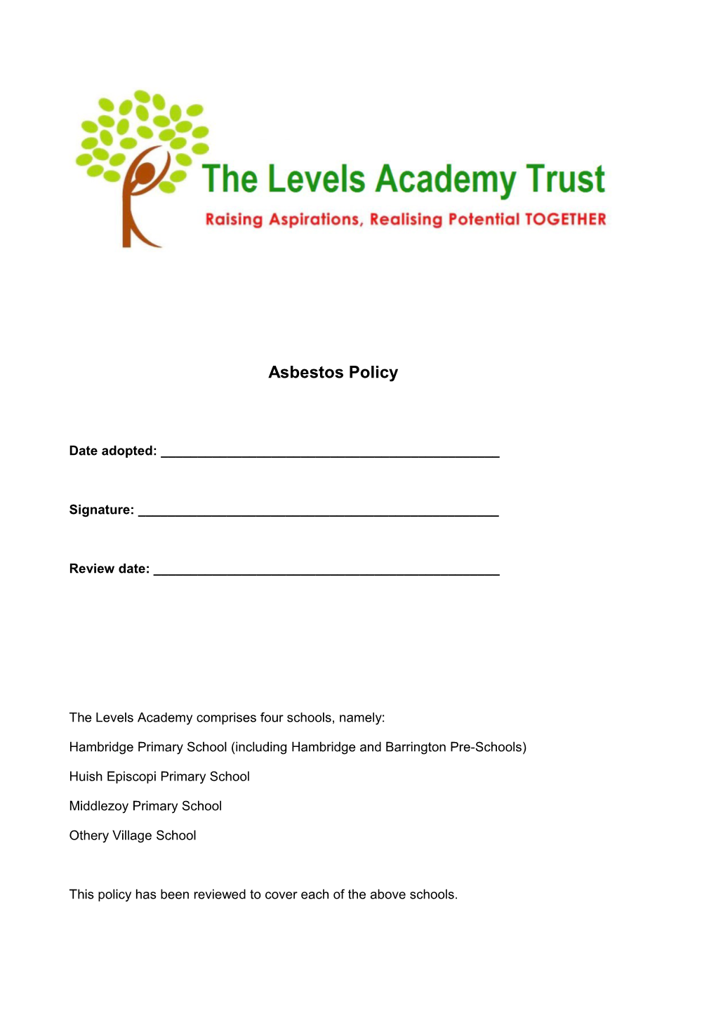 The Levels Academy Comprises Four Schools, Namely