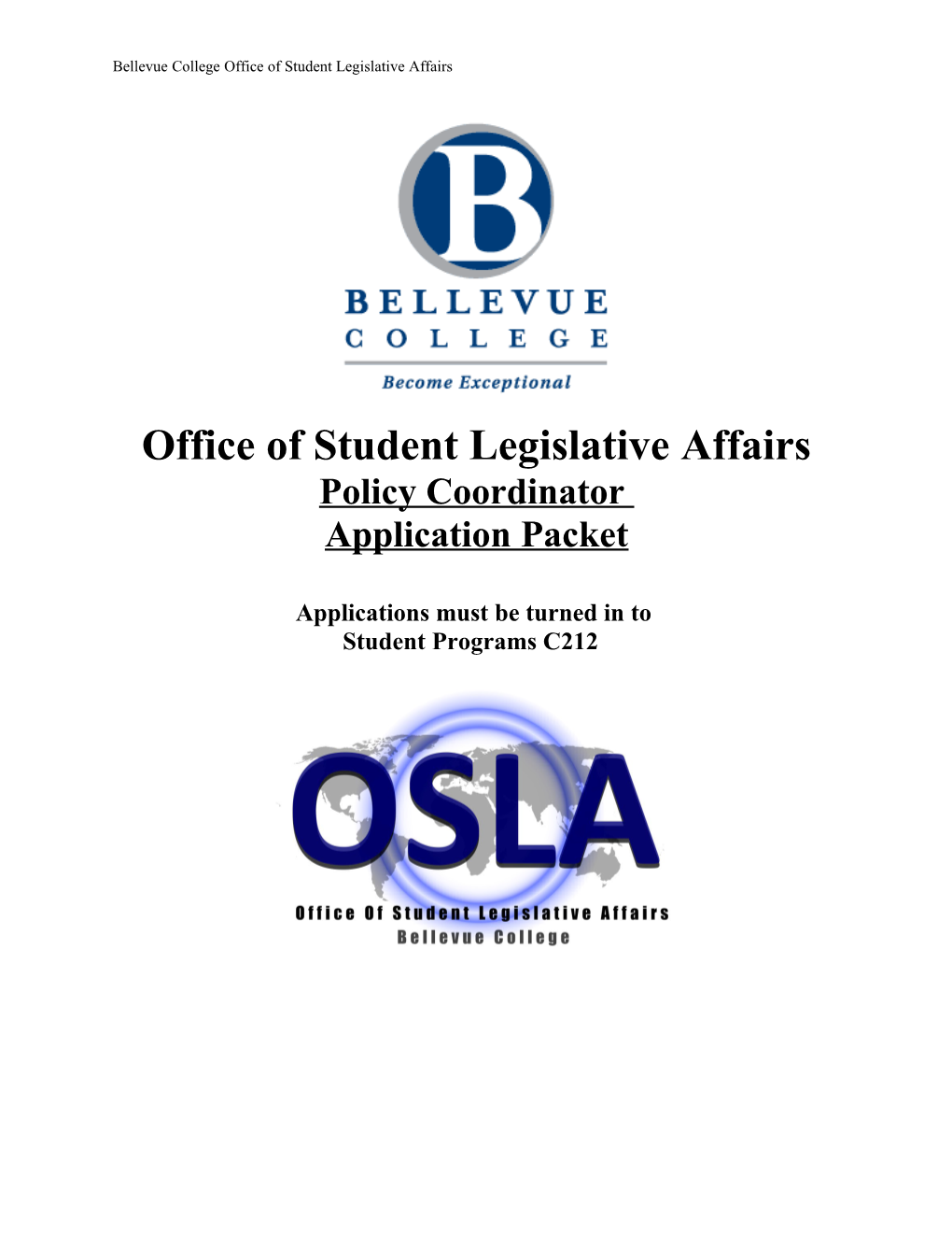 Bellevue College Office of Student Legislative Affairs