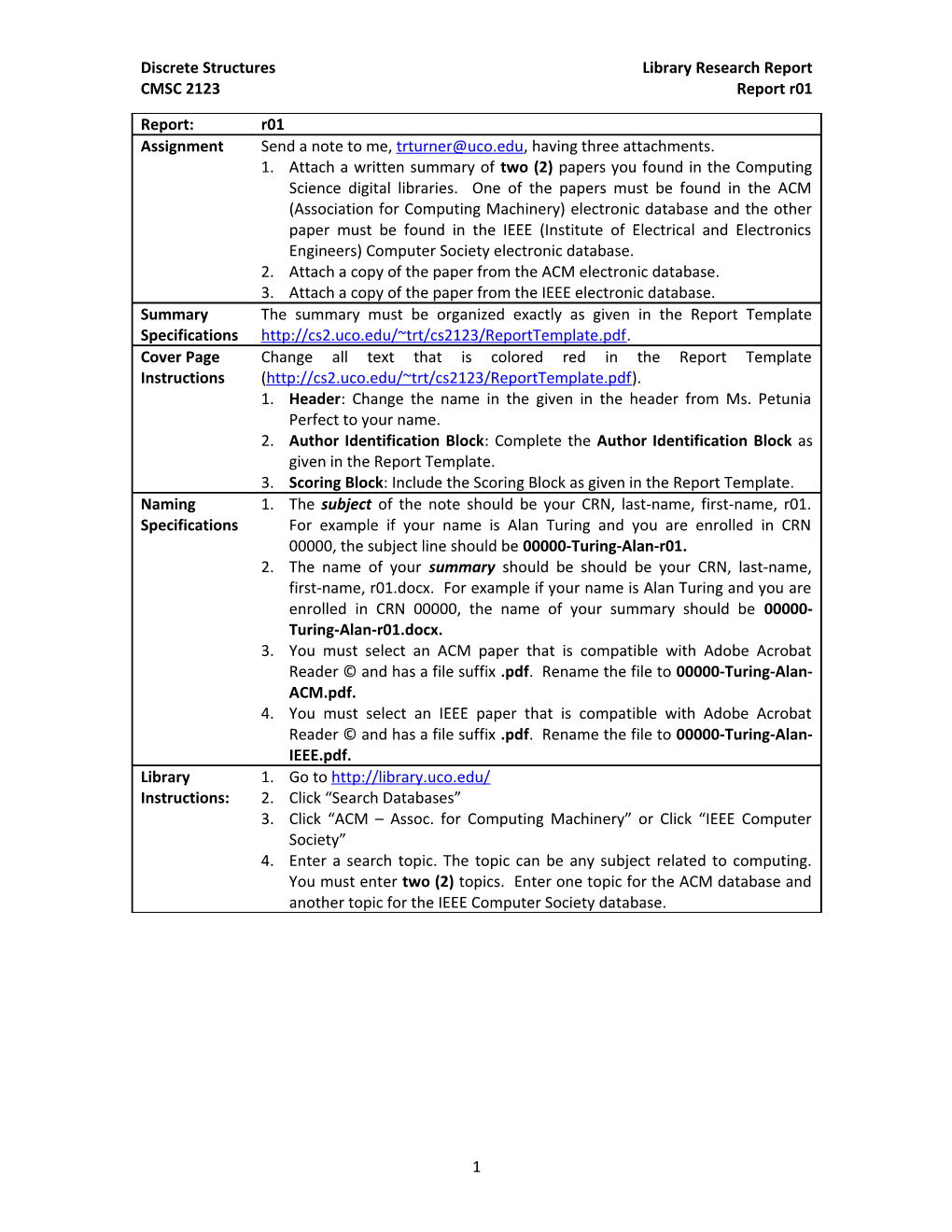 Discrete Structures Library Research Report