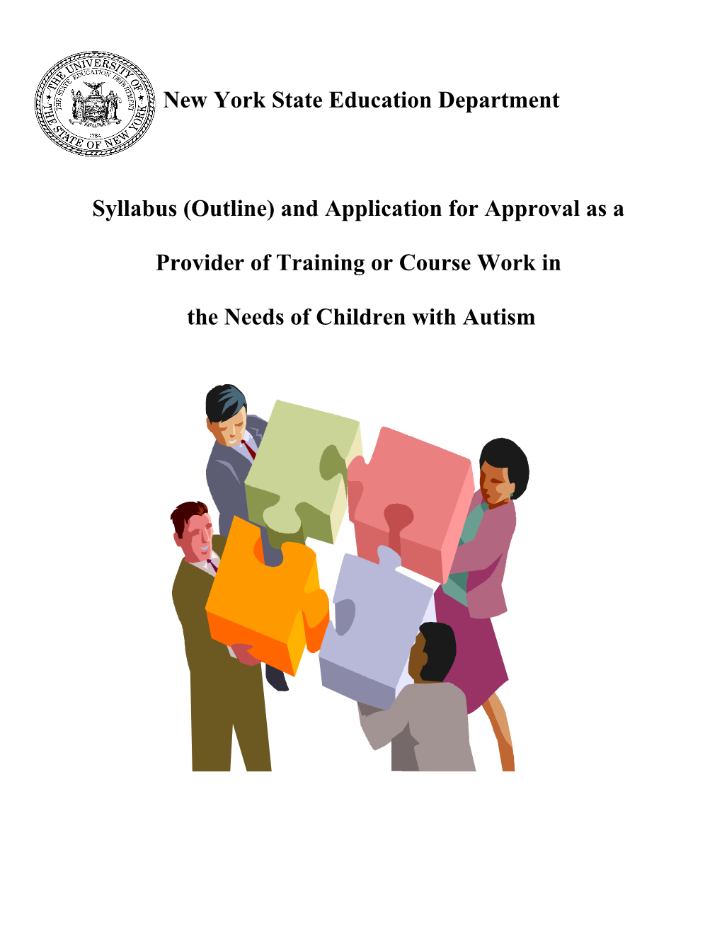 Syllabus (Outline) and Applicationfor Approval As A