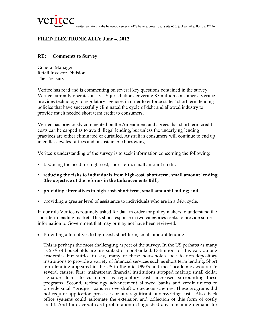 Strategies for Reducing Reliance on High-Cost, Short-Term, Small Amount Lending