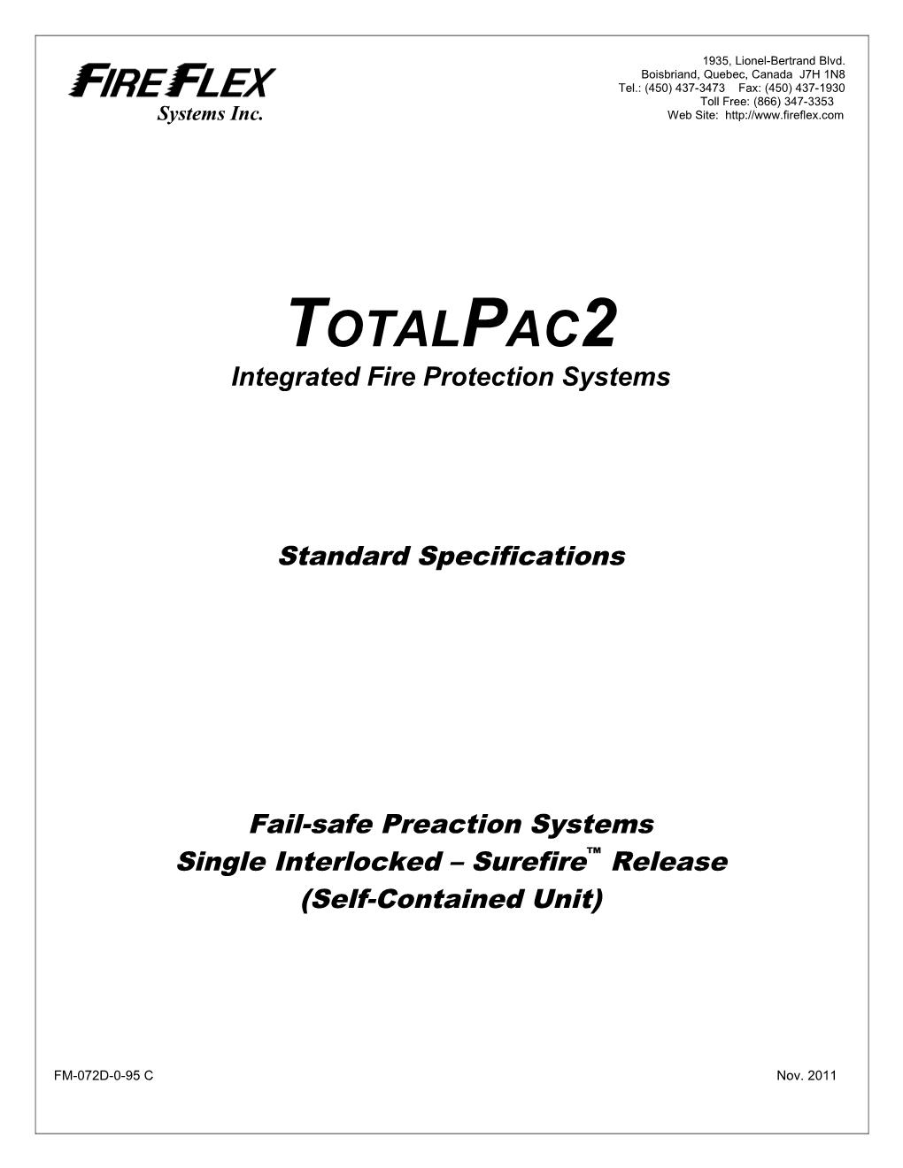 Devis Type Pour Les Systèmes TOTALPAC