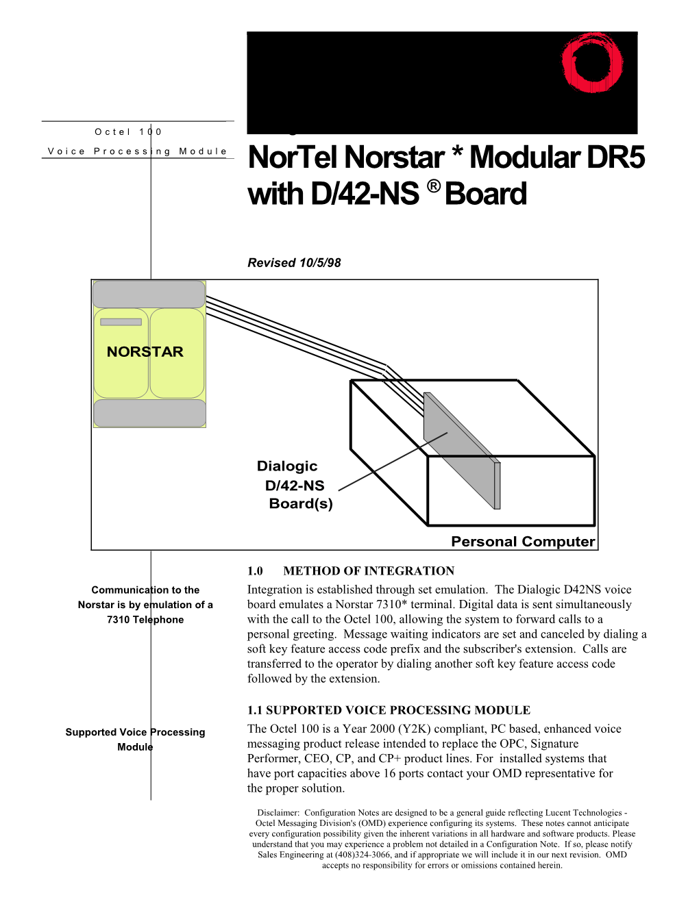 OPC Configuration Note