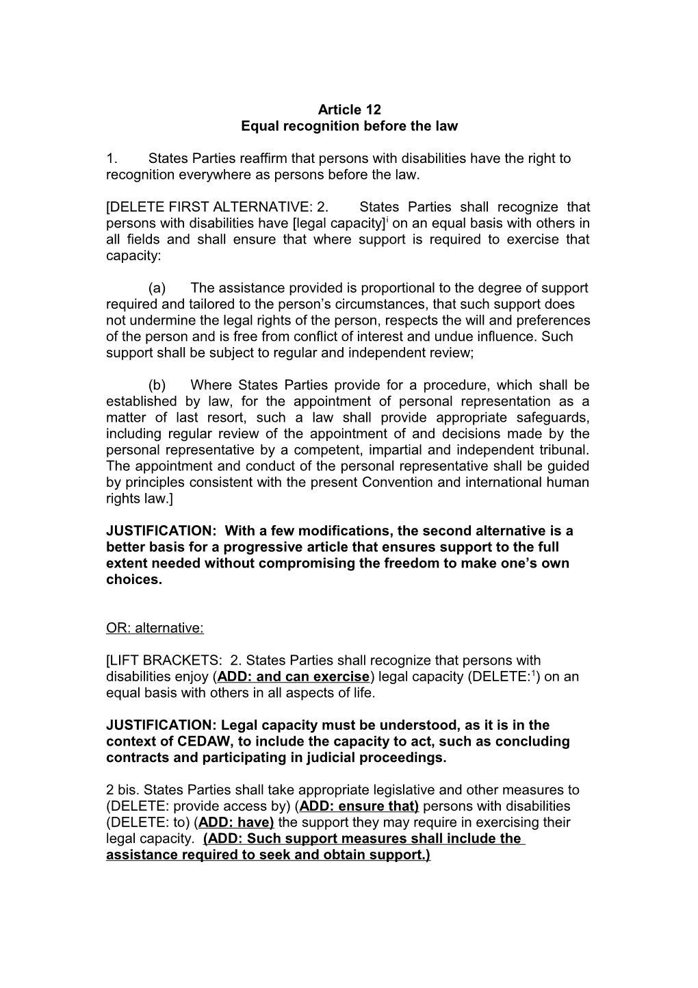 Text Amendments by IDC