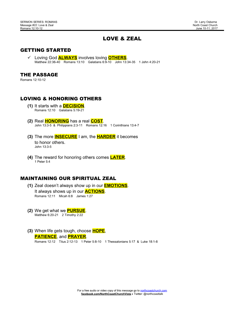 Sermon Series: Romans s1