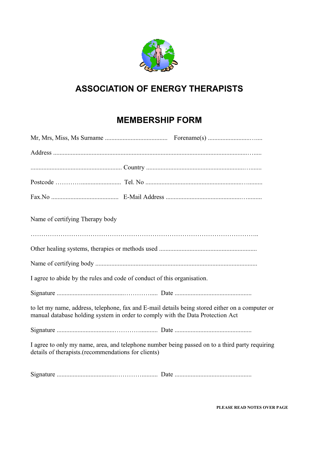 Association of Energy Therapists