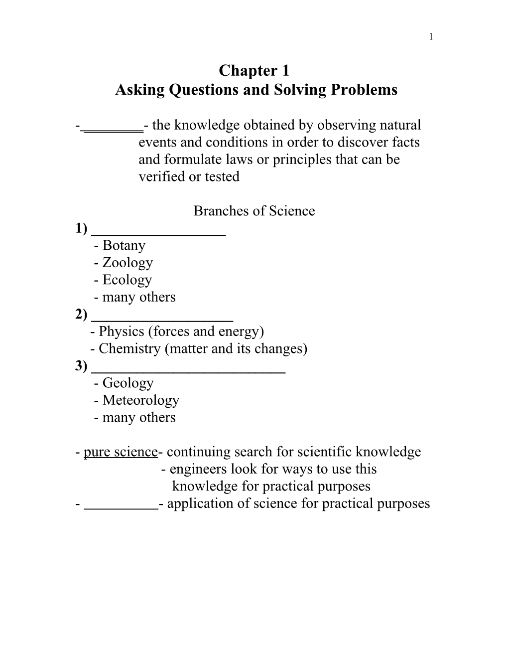 Asking Questions and Solving Problems