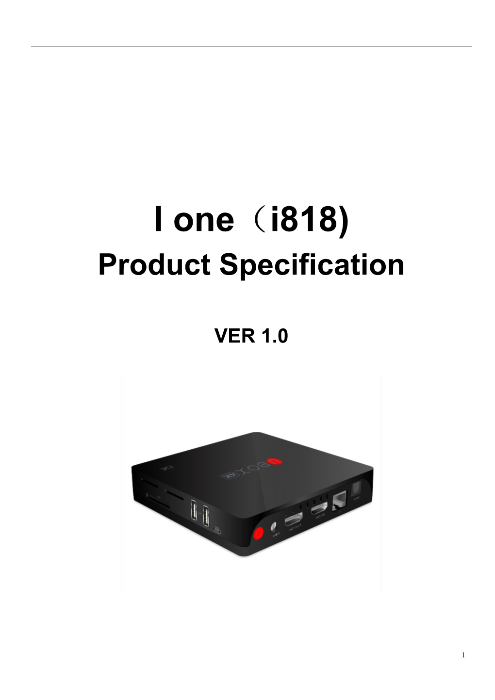 Product Specification s2