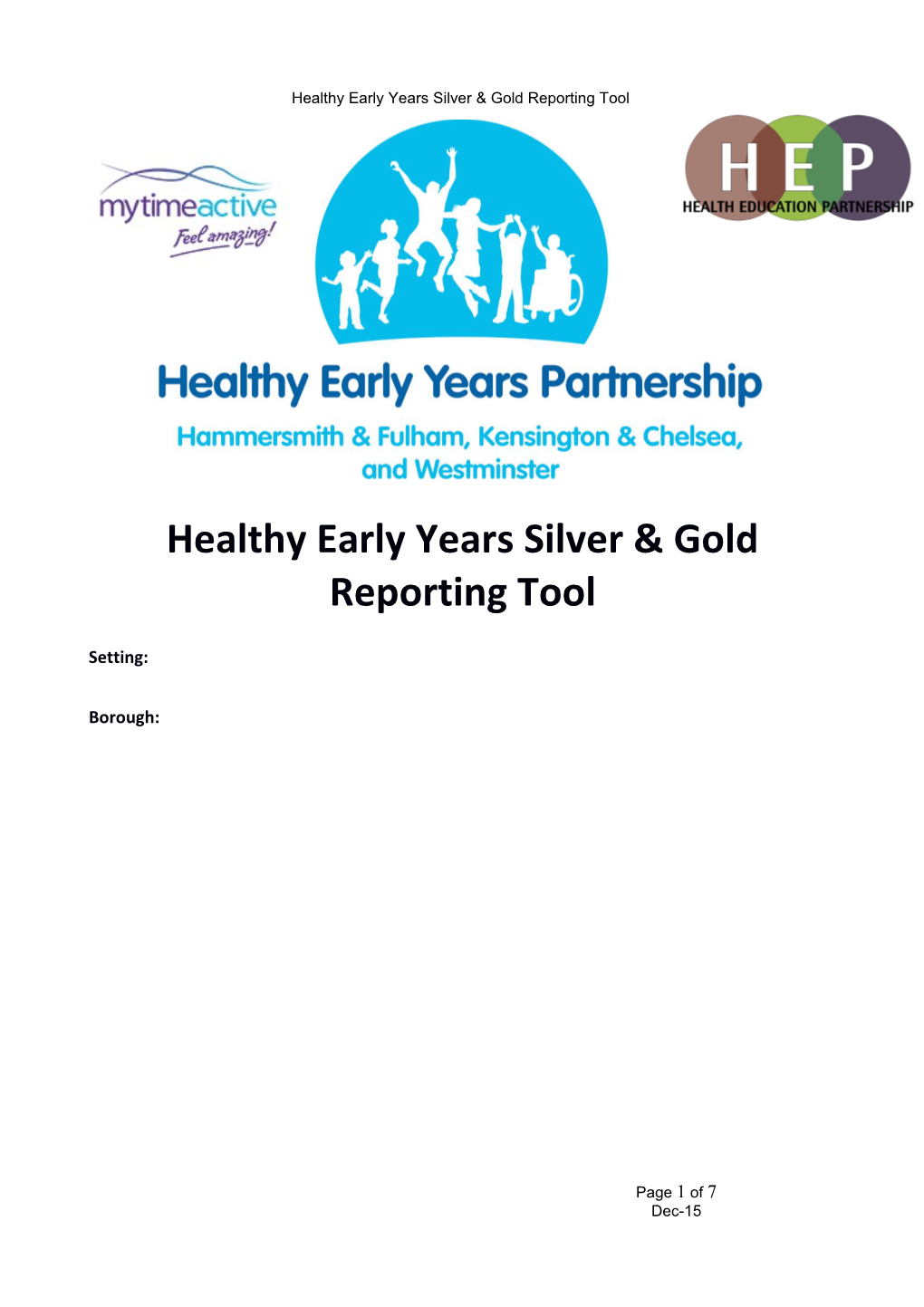 Healthy Schools London Review Tool s1