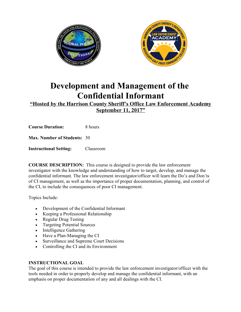 Development and Management of The