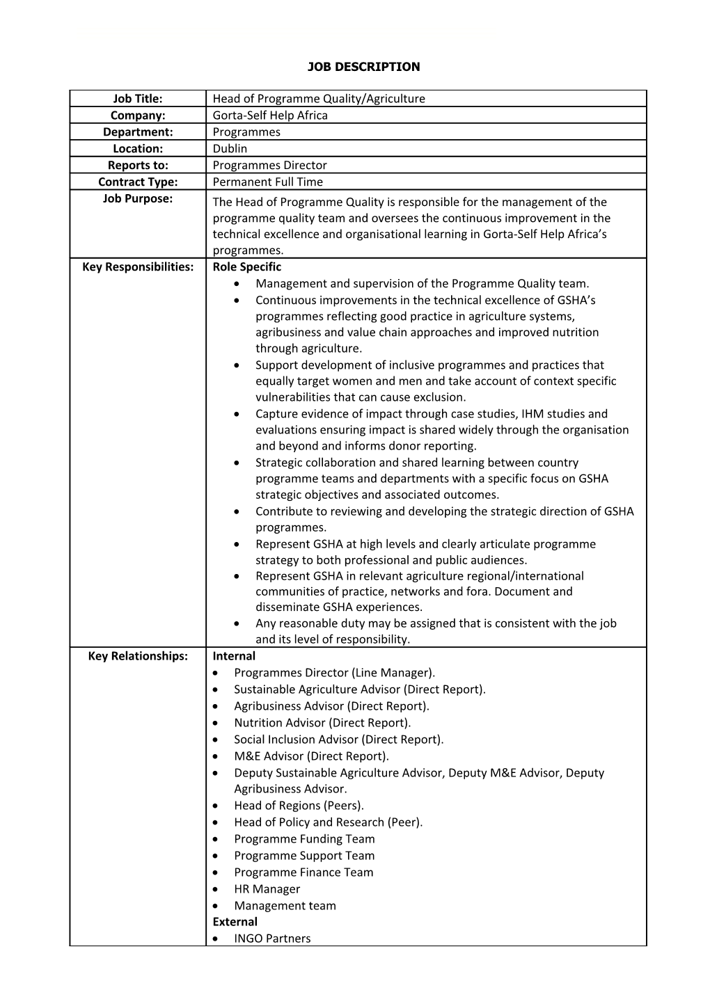 As Built Records Specification